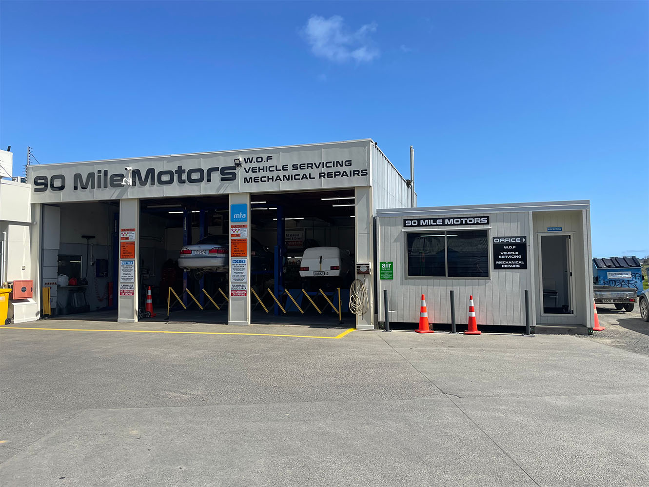 Ninety Mile Motors outside shot